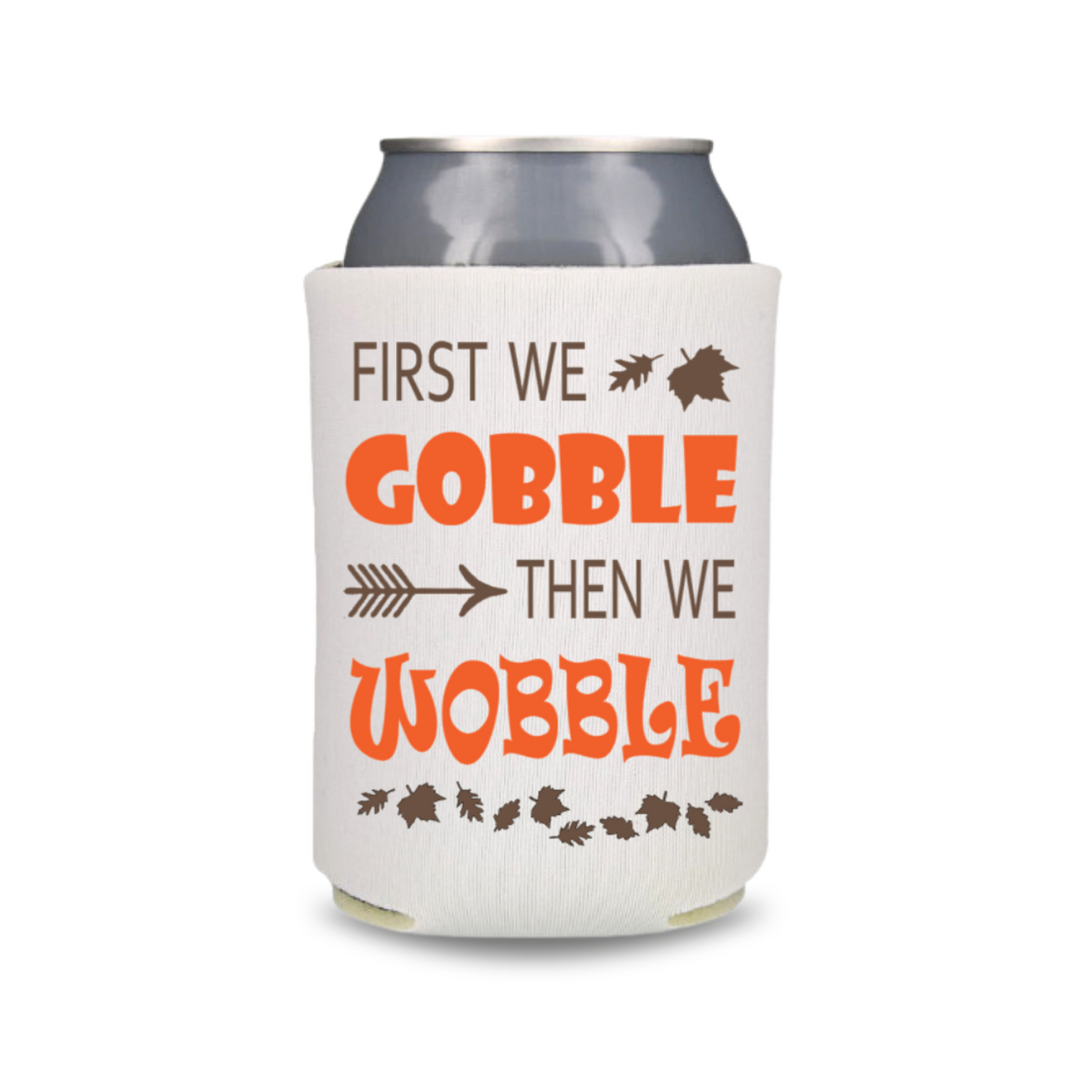 Thanksgiving Can Coolers, Turkey & Pie And Football Oh My Coolies