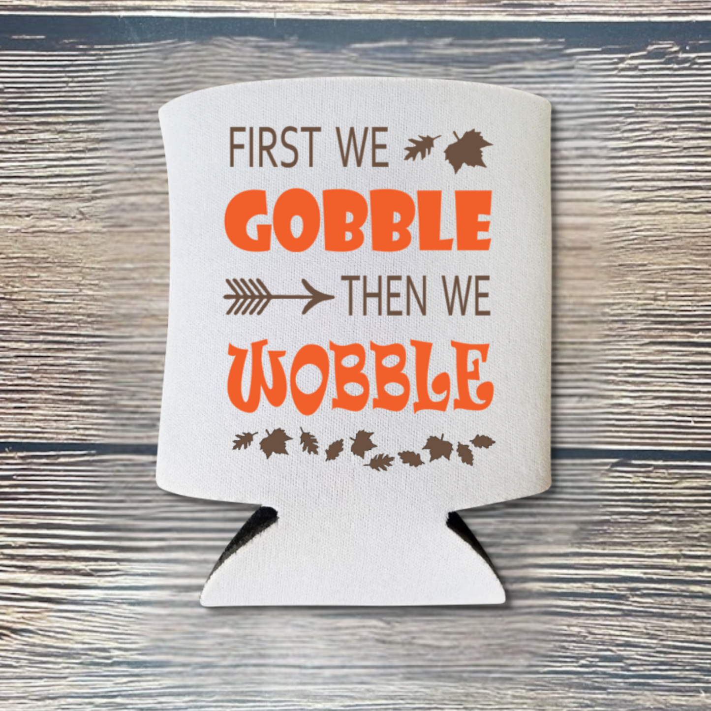 Thanksgiving Can Coolers, Turkey & Pie And Football Oh My Coolies