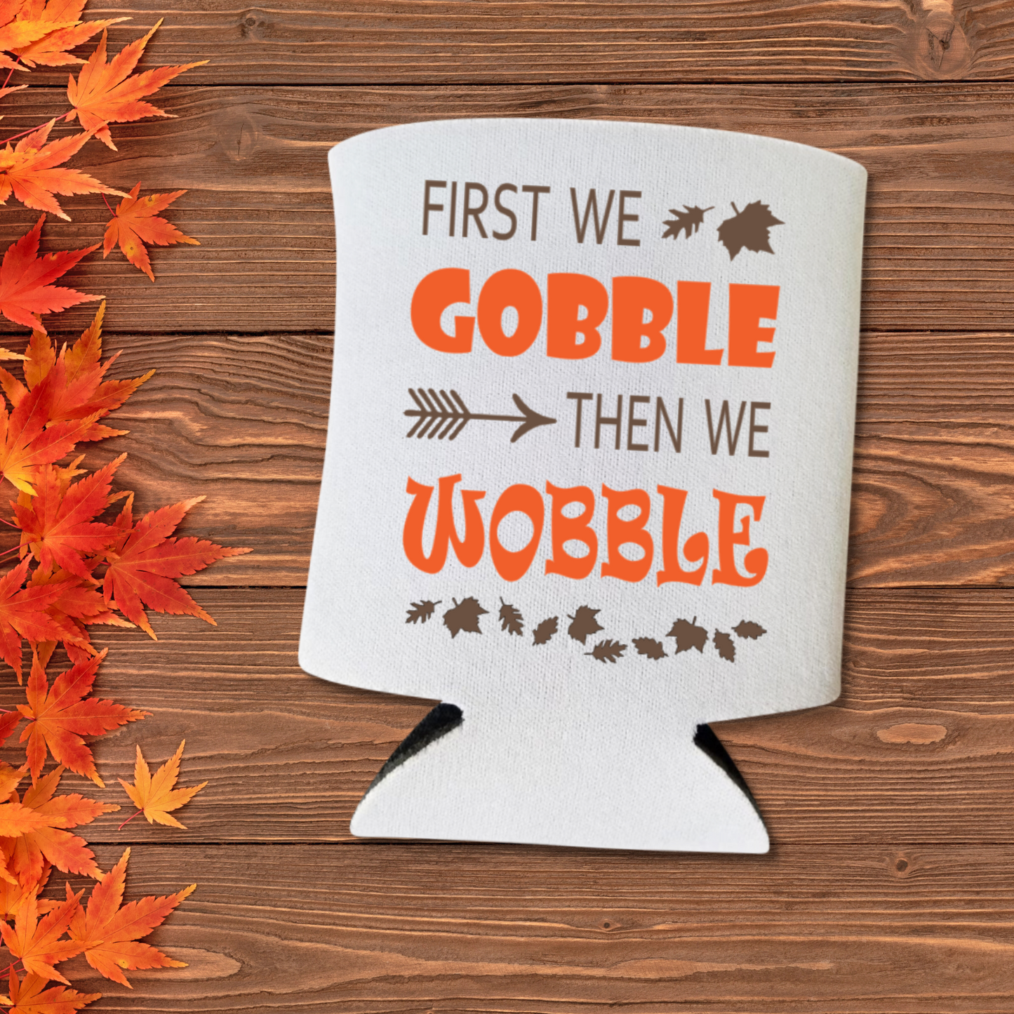Thanksgiving Can Coolers, Turkey & Pie And Football Oh My Coolies