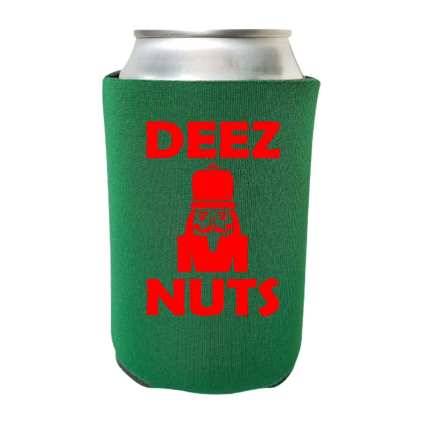 Christmas Can Coolers, Deez Nuts Nutcracker Beer Coolies