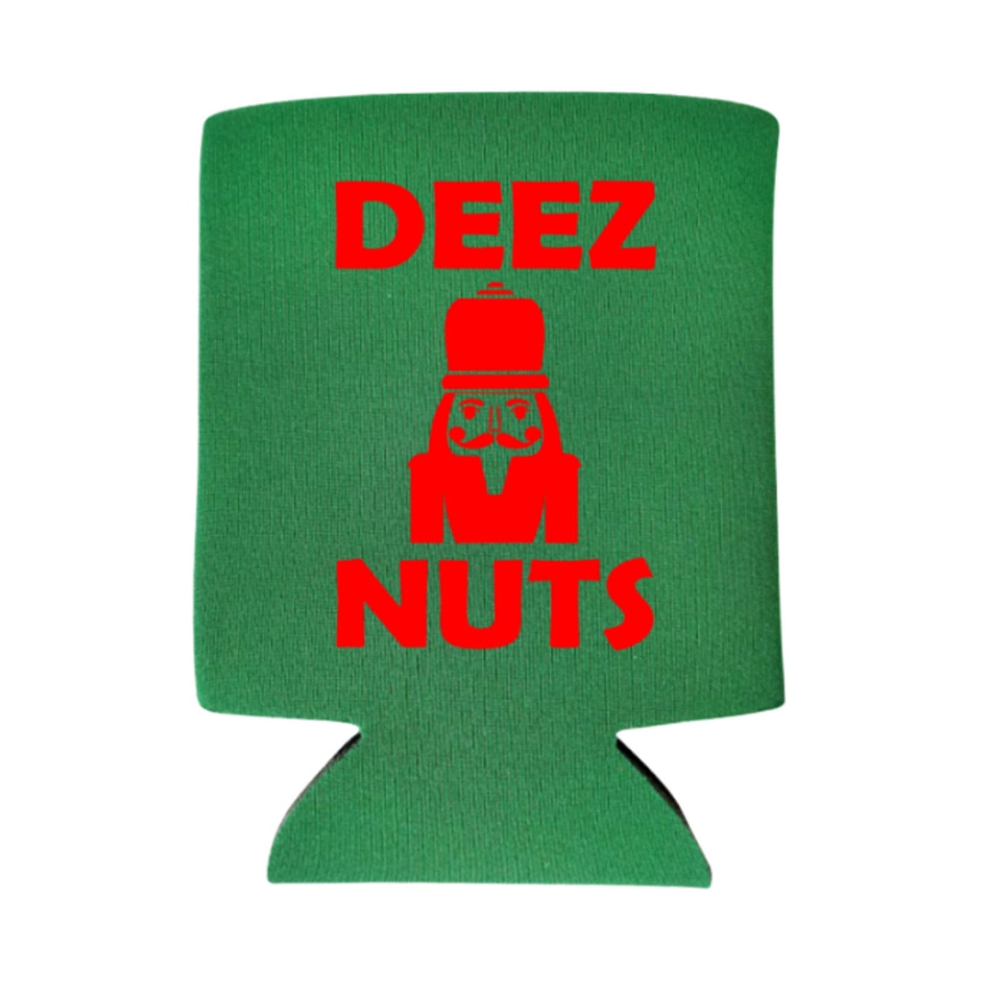 Christmas Can Coolers, Deez Nuts Nutcracker Beer Coolies