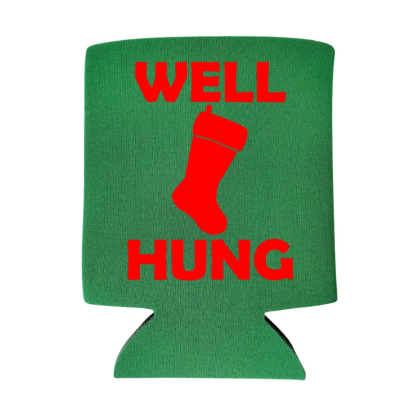 Christmas Can Coolers, Well Hung Beer Coolies