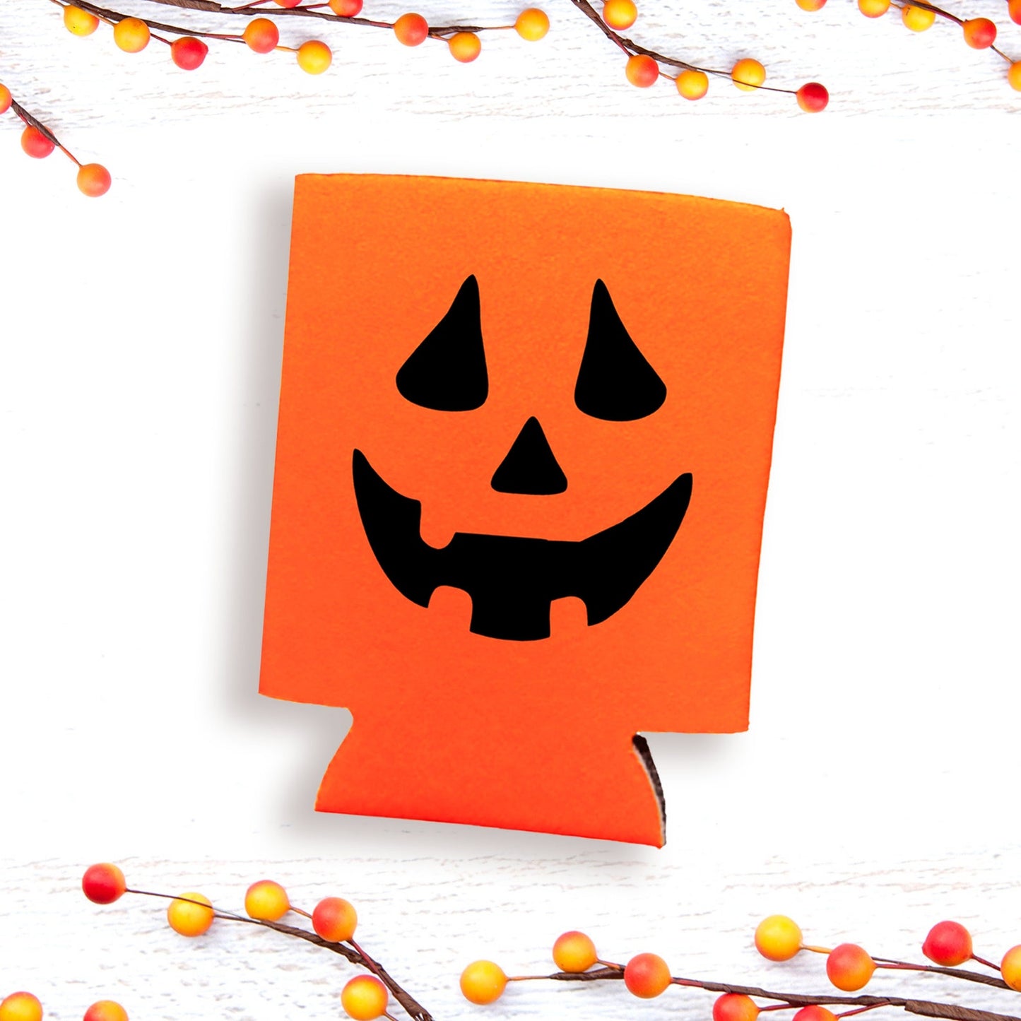 Halloween Can Coolers, Jack-O-Lantern Beer Coolies