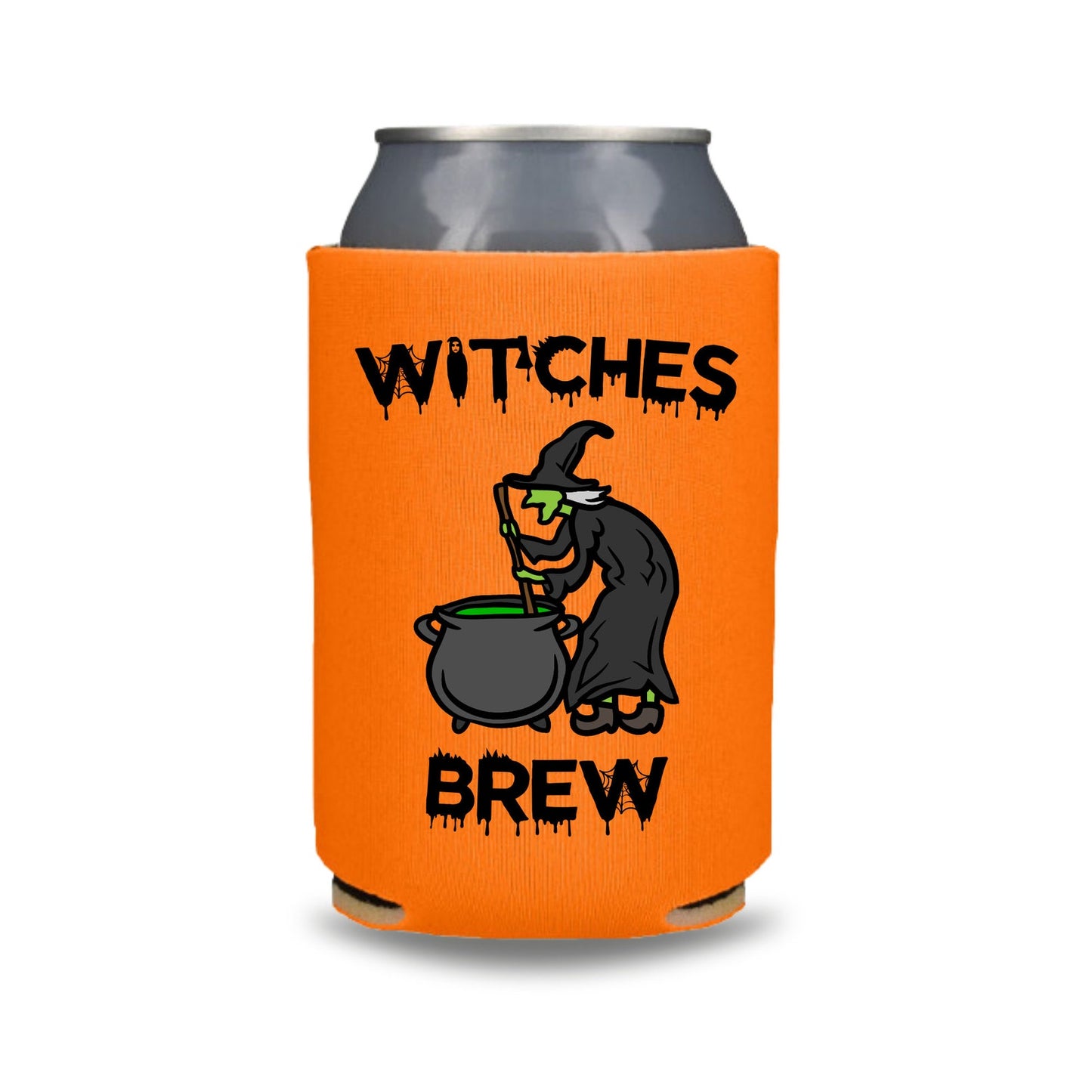 Halloween Can Coolers, Witches Brew Beer Coolies