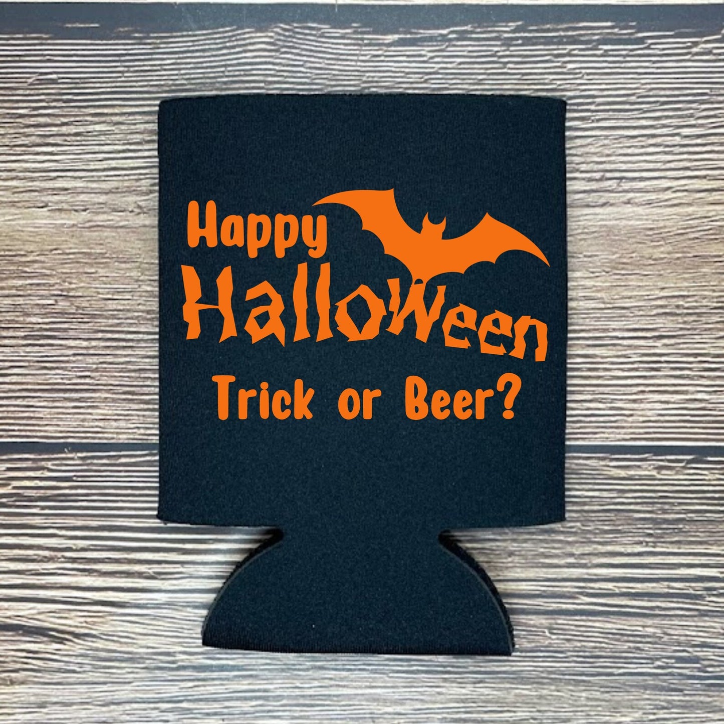Halloween Can Coolers, Happy Halloween Trick Or Beer? Beer Coolies