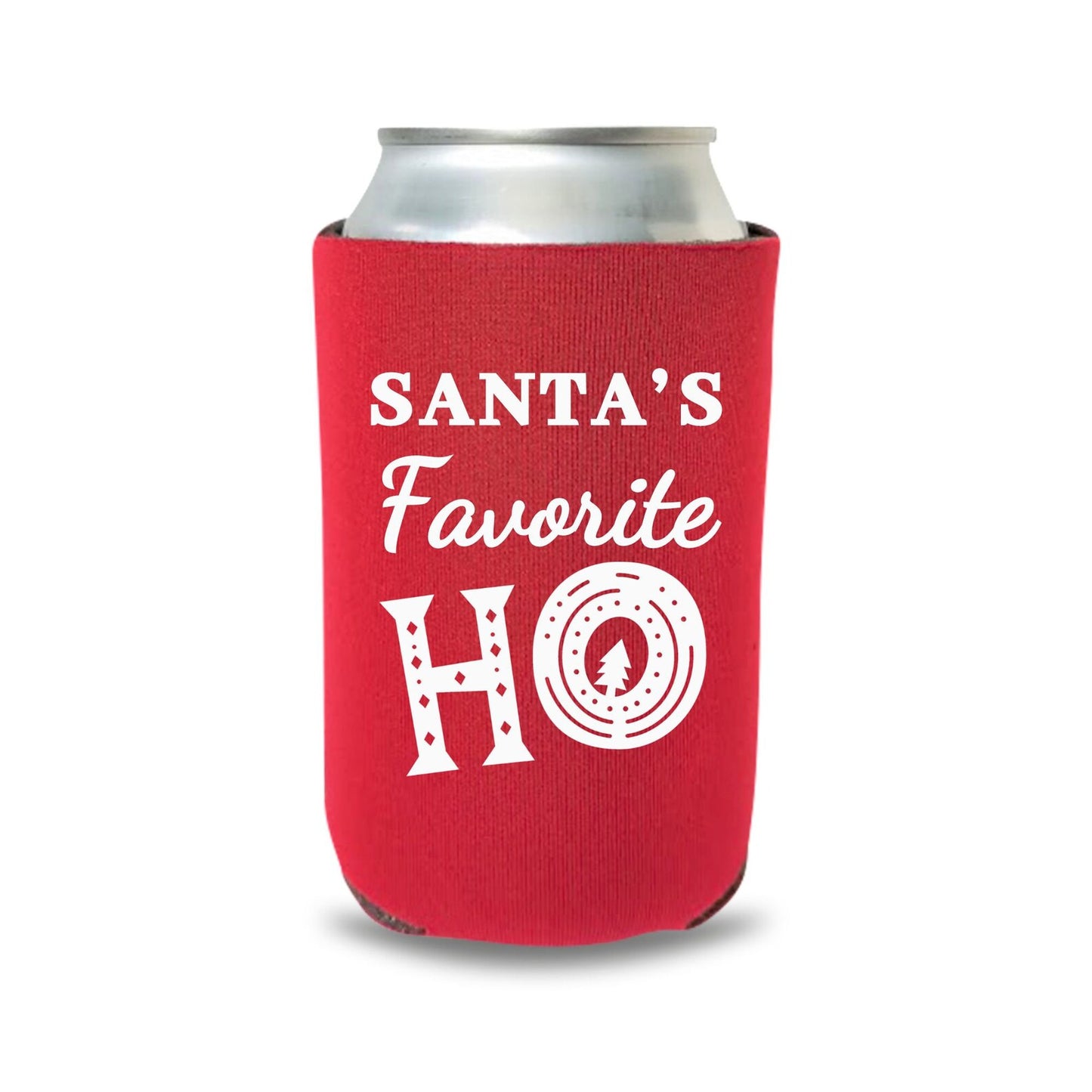 Christmas Can Coolers, Santa's Favorite Ho Beer Coolies
