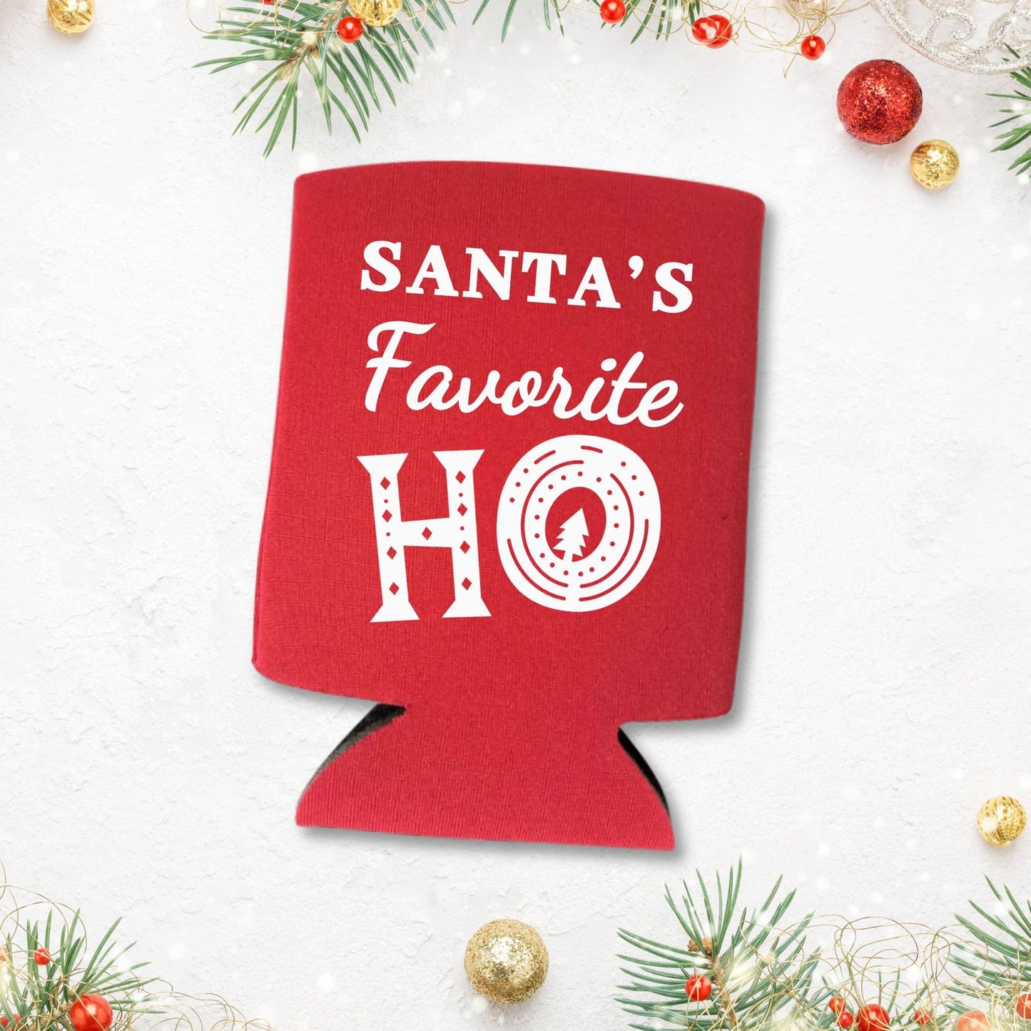 Christmas Can Coolers, Santa's Favorite Ho Beer Coolies