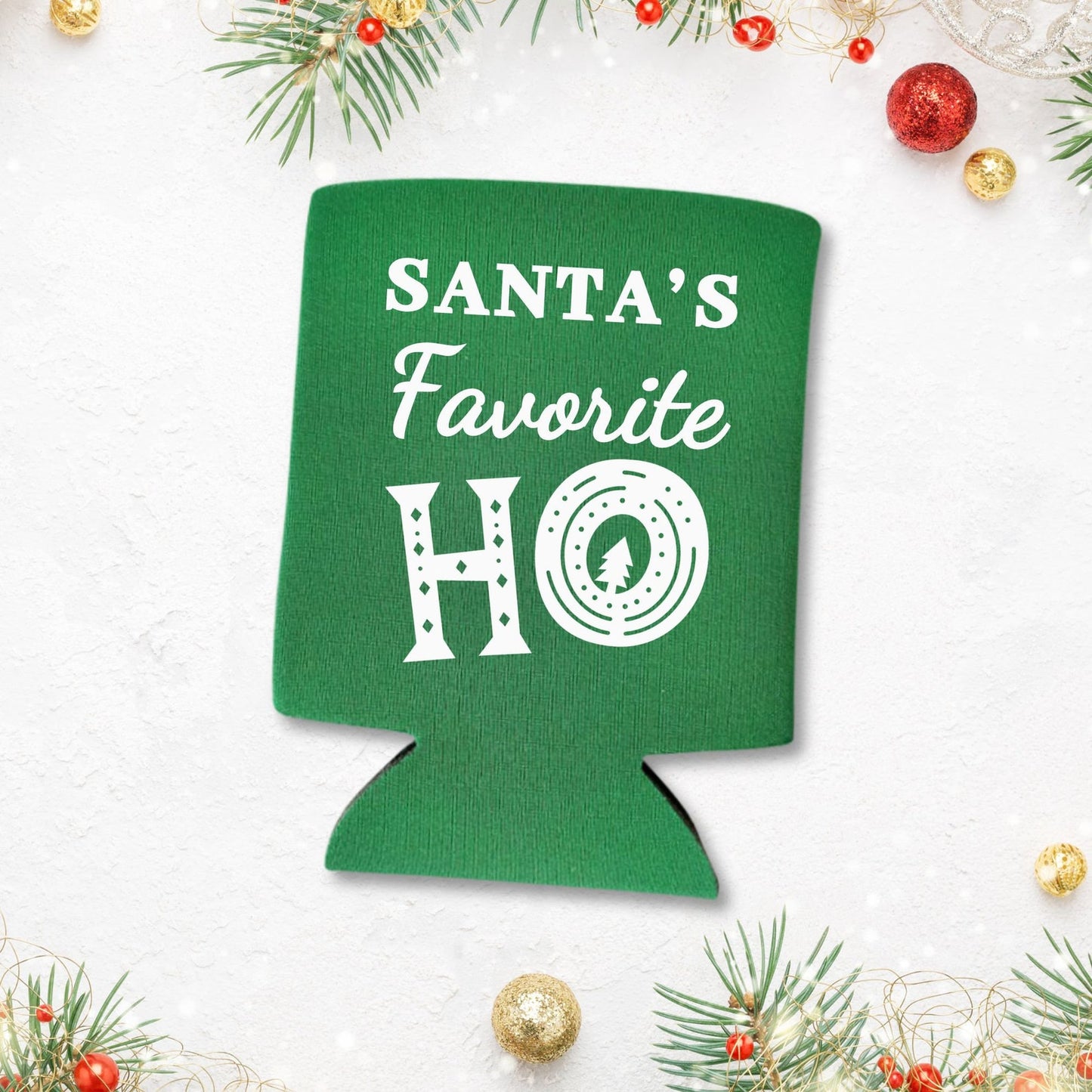 Christmas Can Coolers, Santa's Favorite Ho Beer Coolies