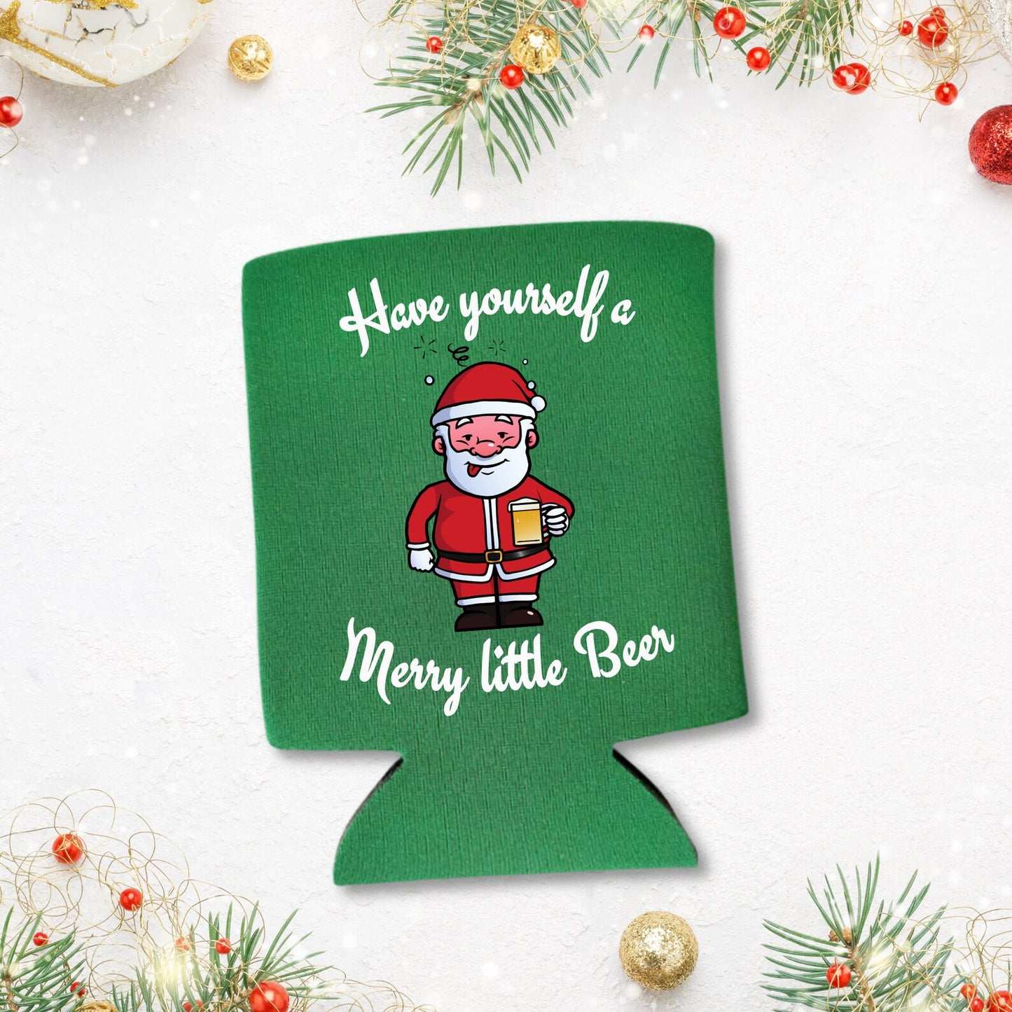 Christmas Can Coolers, Have Yourself A Merry Little Beer Beer Coolies