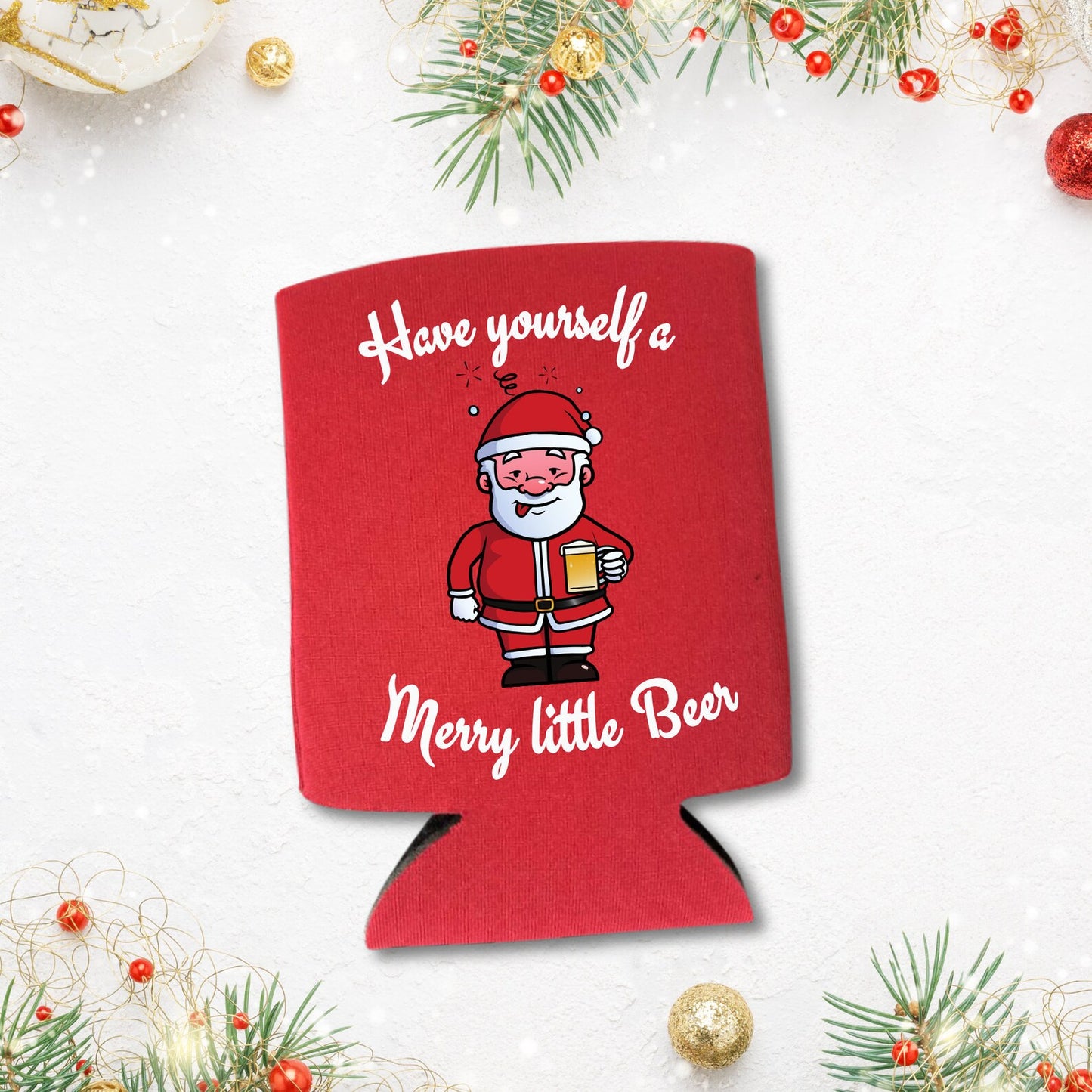 Christmas Can Coolers, Have Yourself A Merry Little Beer Beer Coolies