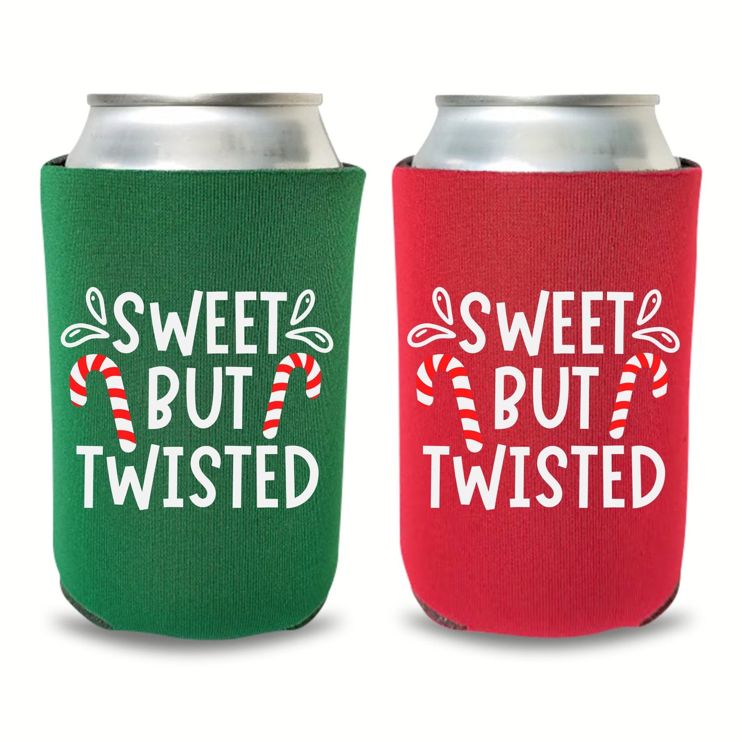 Christmas Can Coolers, Sweet But Twisted Beer Coolies