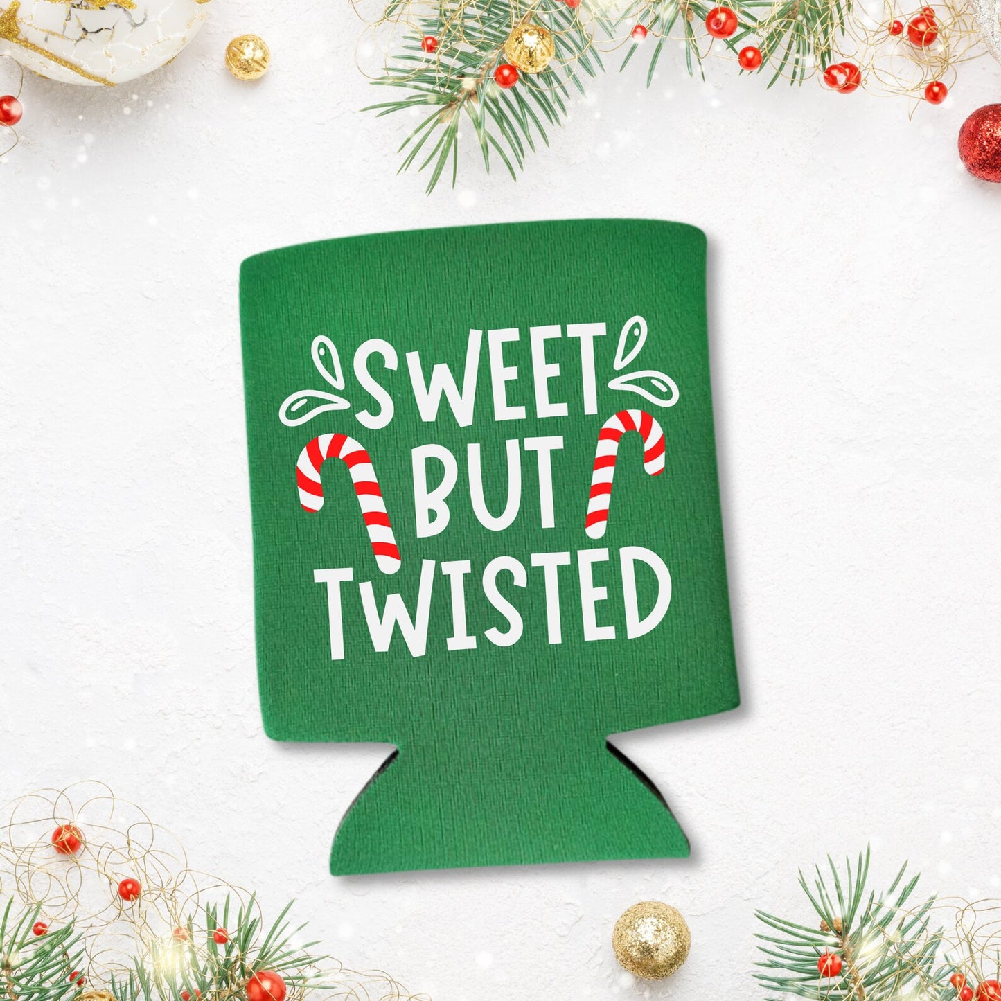 Christmas Can Coolers, Sweet But Twisted Beer Coolies