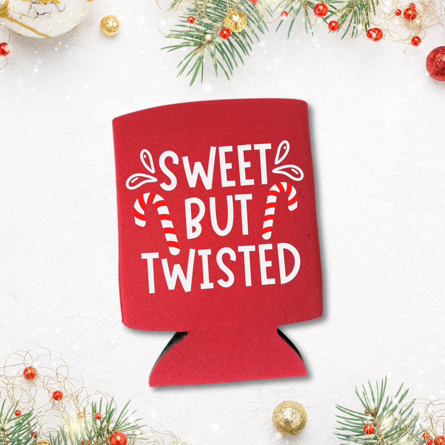 Christmas Can Coolers, Sweet But Twisted Beer Coolies