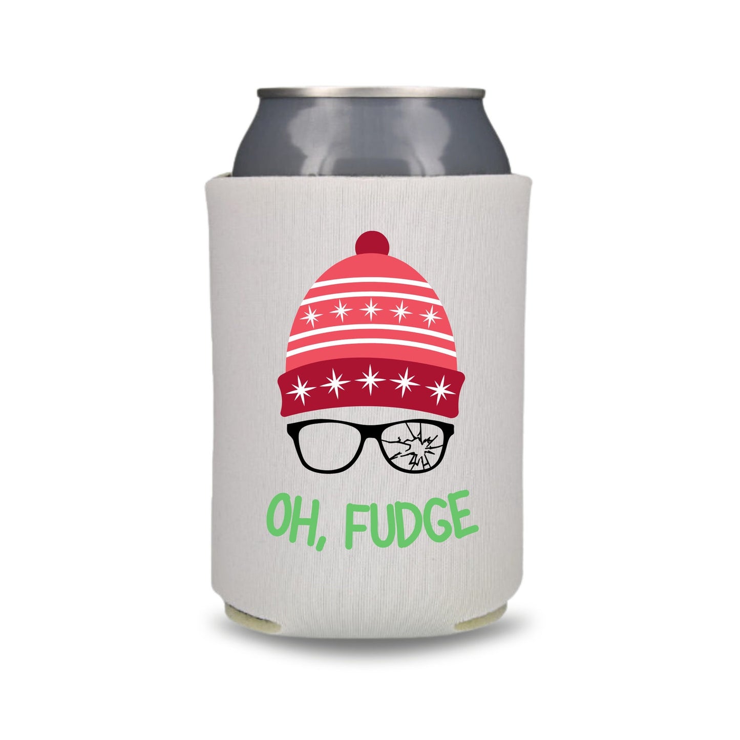 Christmas Can Coolers, Oh Fudge Beer Coolies