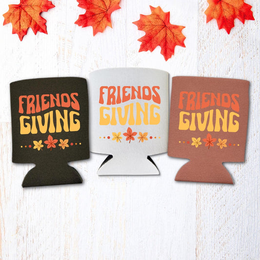 Thanksgiving Can Coolers, Friendsgiving Coolies