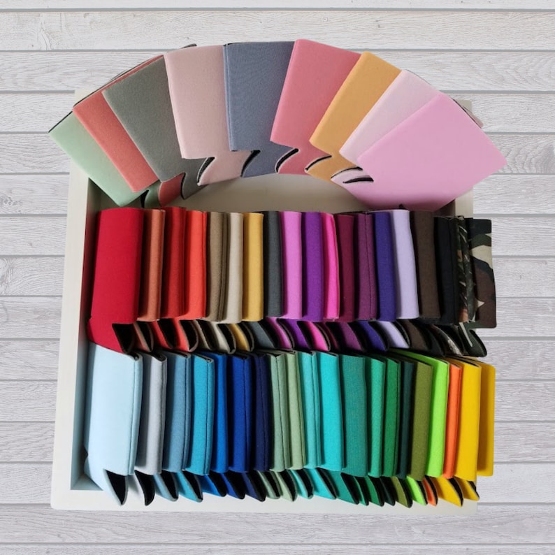 Personalized White Marble Pattern Can Coolers, Wedding Monogrammed Coolies