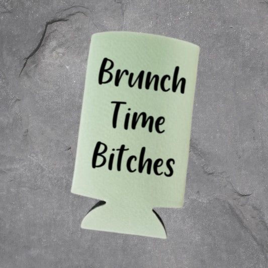 Funny Spiked Seltzer Coolers, Brunch Time Bitches Skinny Coolies