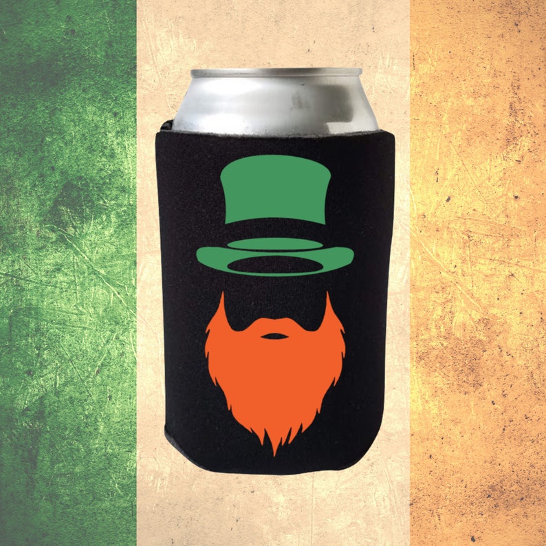 St. Patrick's Day Leprechaun Beer Can Coolers