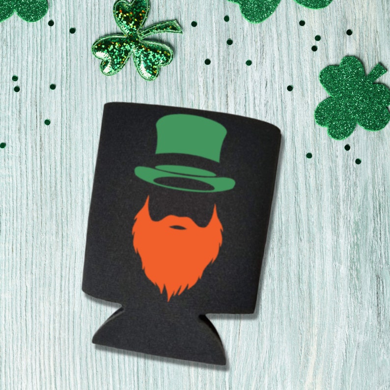 St. Patrick's Day Leprechaun Beer Can Coolers