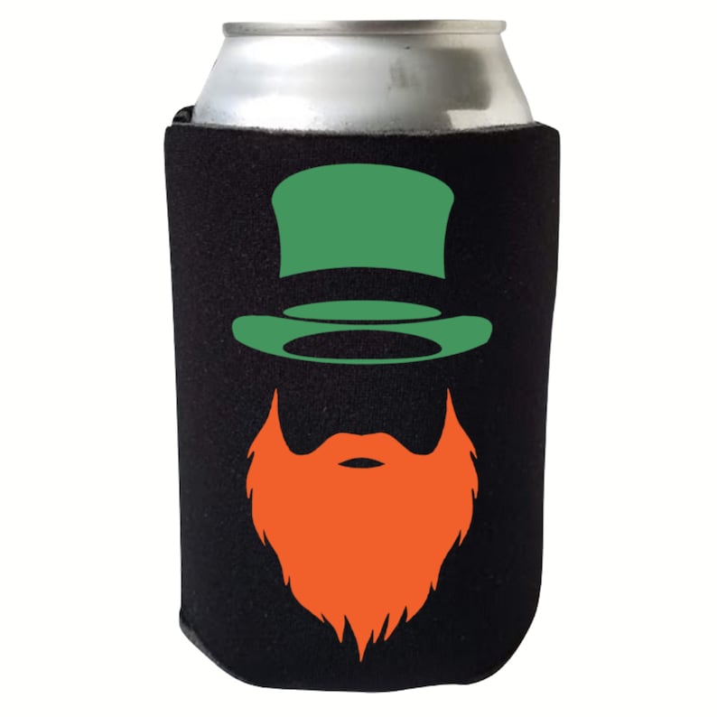 St. Patrick's Day Leprechaun Beer Can Coolers