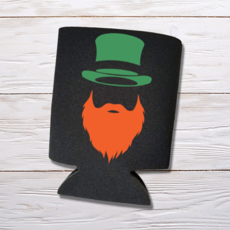 St. Patrick's Day Leprechaun Beer Can Coolers
