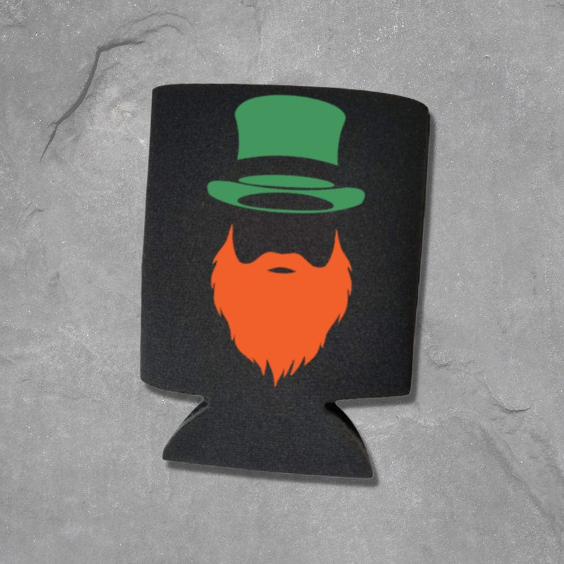 St. Patrick's Day Leprechaun Beer Can Coolers