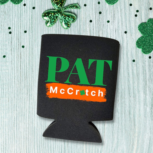 St. Patrick's Day Pat McCrotch Can Coolers