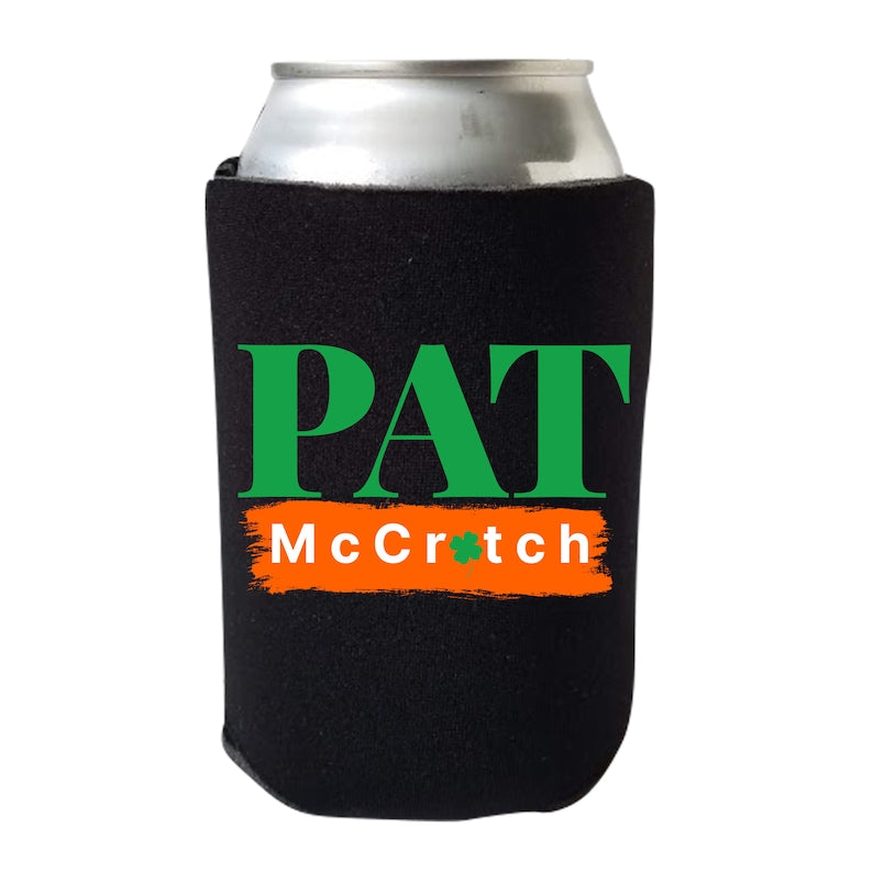 St. Patrick's Day Pat McCrotch Can Coolers