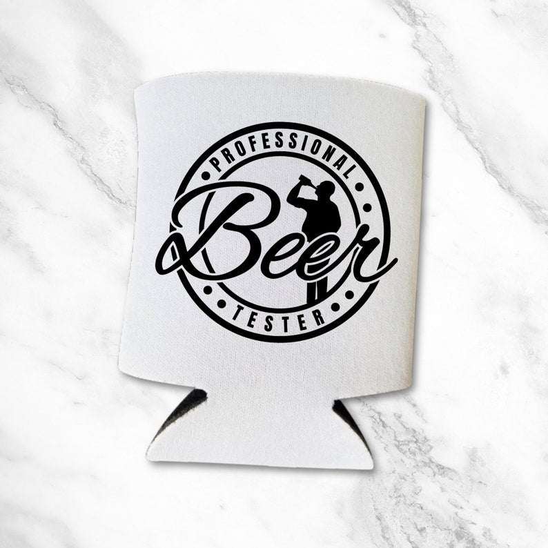 Funny Beer Can Coolers, Professional Beer Tester Coolies