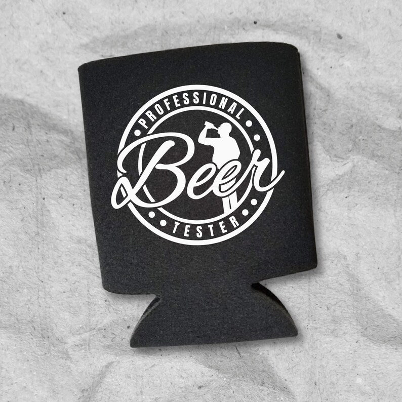 Funny Beer Can Coolers, Professional Beer Tester Coolies