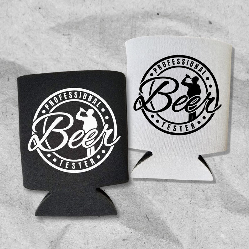 Funny Beer Can Coolers, Professional Beer Tester Coolies