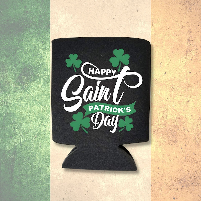 Happy Saint Patrick's Day Can Coolers