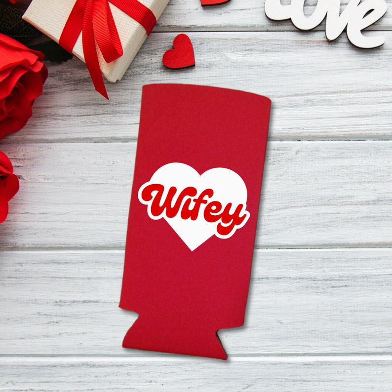 Couple Valentine's Skinny Coolers, Hubby and Wifey Spiked Seltzer Coolies