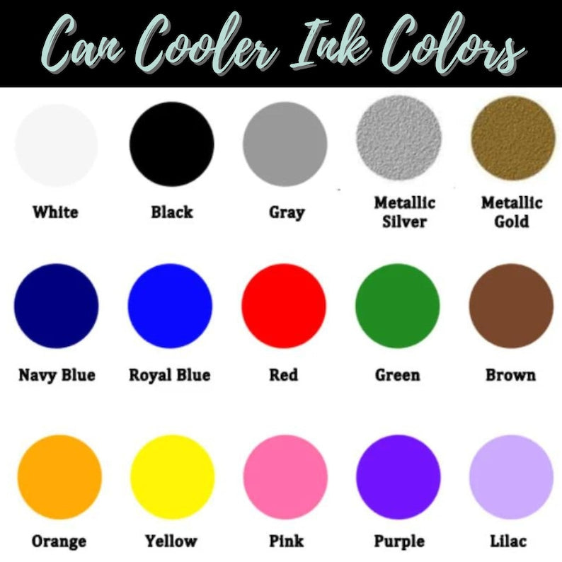 Custom Bachelorette Can Coolers, Bad & Boozy and Bride & Boozy Coolies