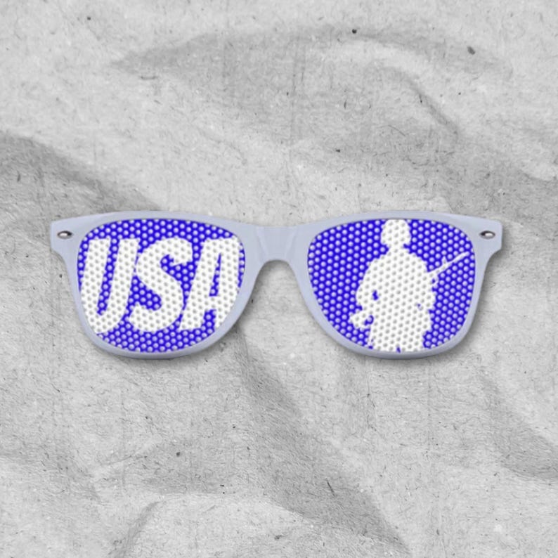 USA Sunglasses, Patriotic Shades, Available in White or Red!