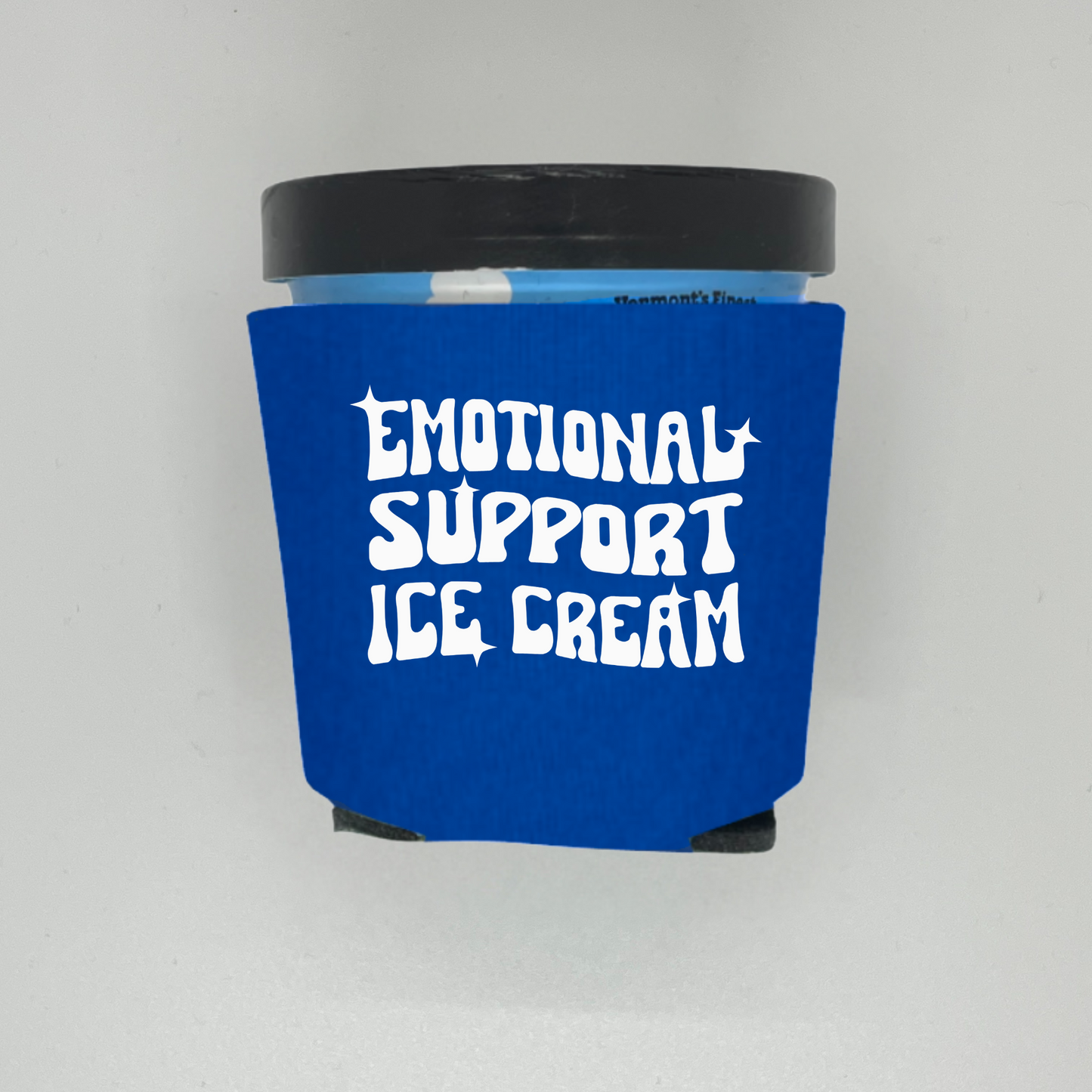 Foam Ice Cream Pint Cooler, Emotional Support Ice Cream