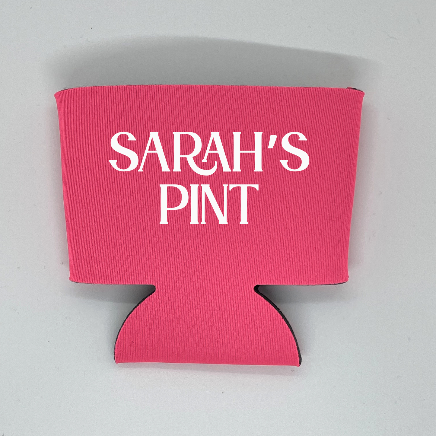 Custom Ice Cream Pint Sleeves, Personalized Name on Foam Ice Cream Pint Coolers