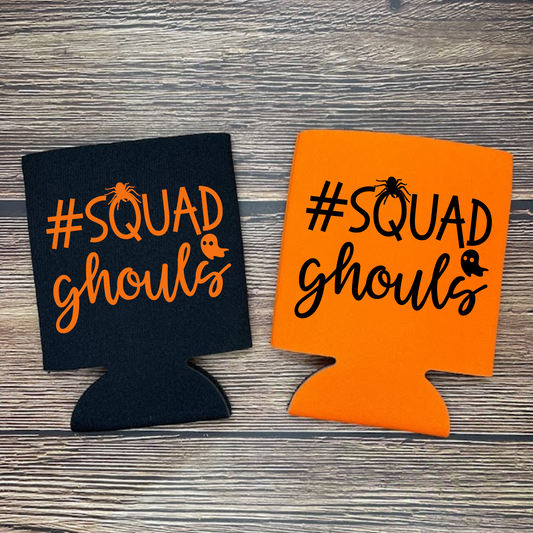 Halloween Can Coolers, Squad Ghouls Beer Coolies