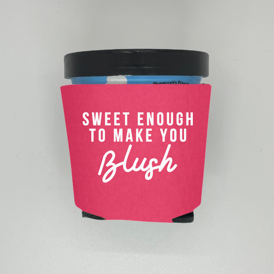 Foam Ice Cream Pint Sleeves, Sweet Enough To Make You Blush