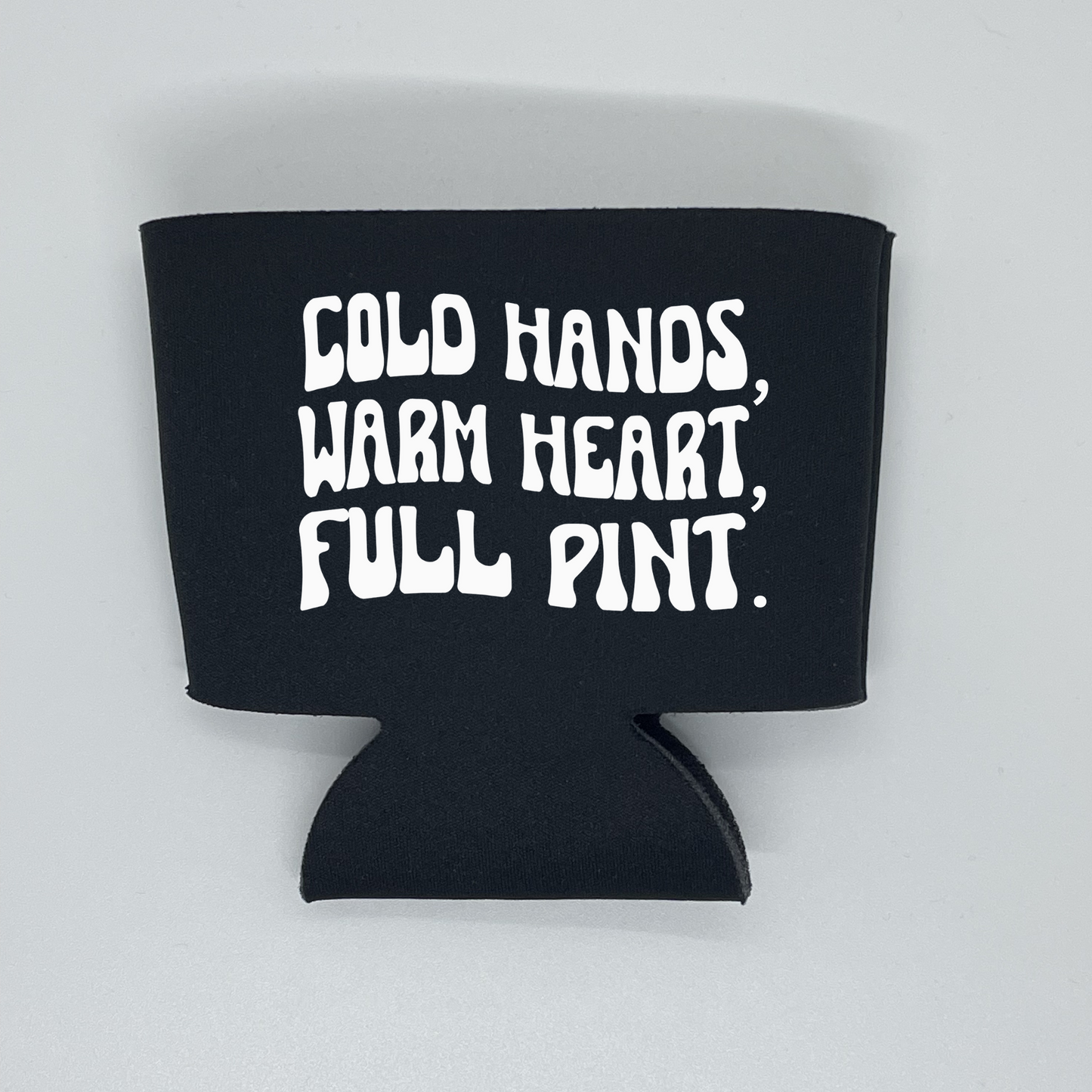 Ice Cream Pint Foam Sleeves, Cold Hands, Warm Heart, Full Pint