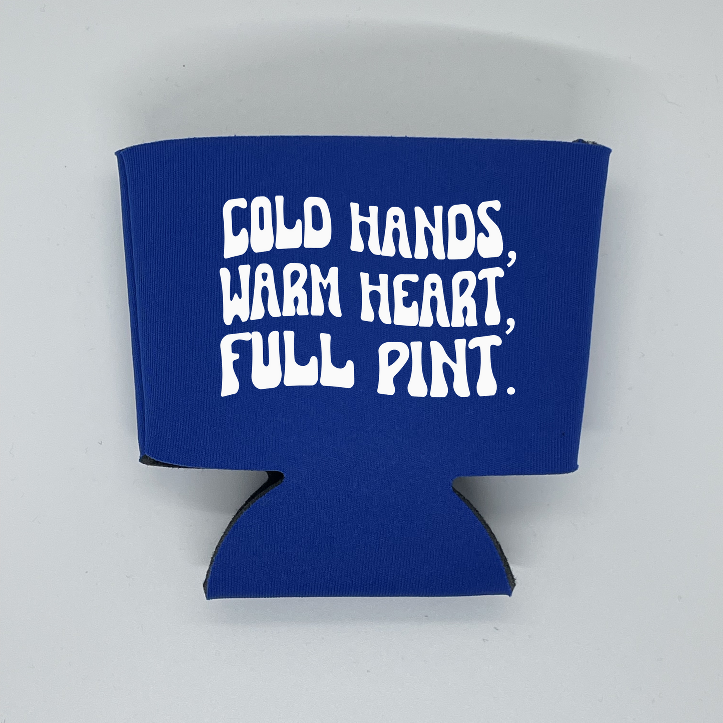 Ice Cream Pint Foam Sleeves, Cold Hands, Warm Heart, Full Pint