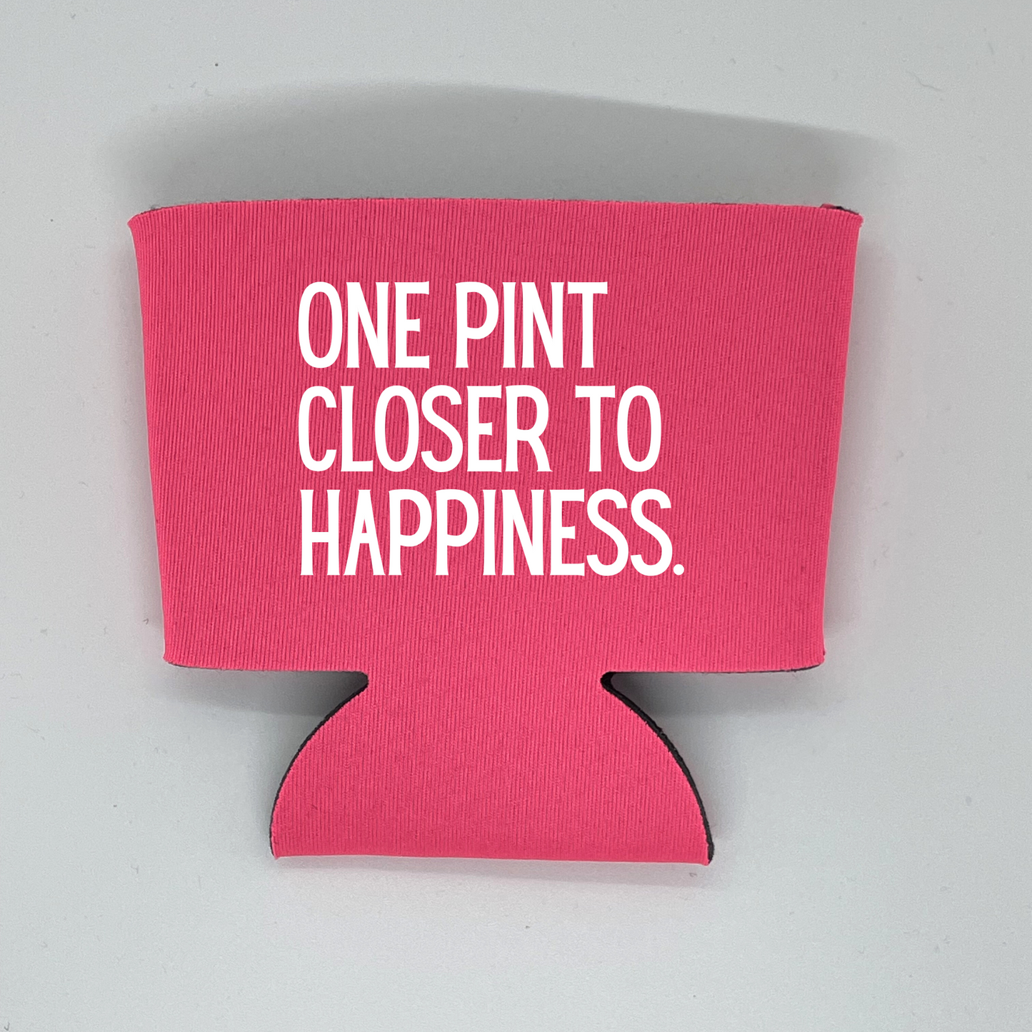 Foam Ice Cream Pint Sleeves, One Pint Closer To Happiness