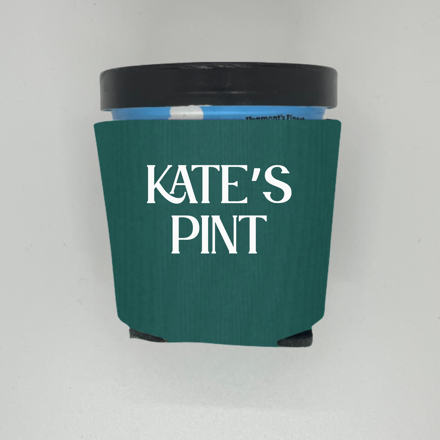 Custom Ice Cream Pint Sleeves, Personalized Name on Foam Ice Cream Pint Coolers