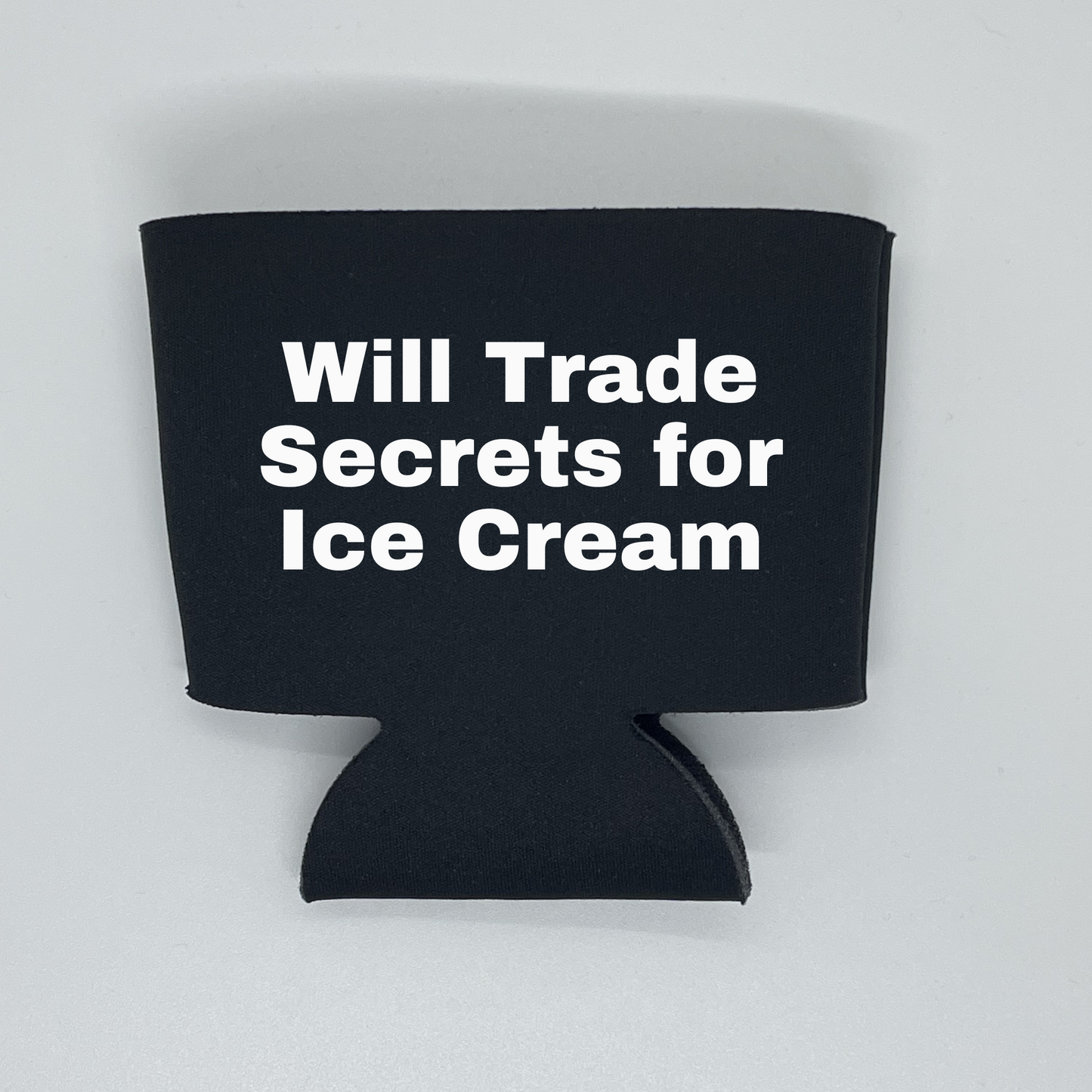 Foam Ice Cream Pint Sleeves, Will Trade Secrets For Ice Cream