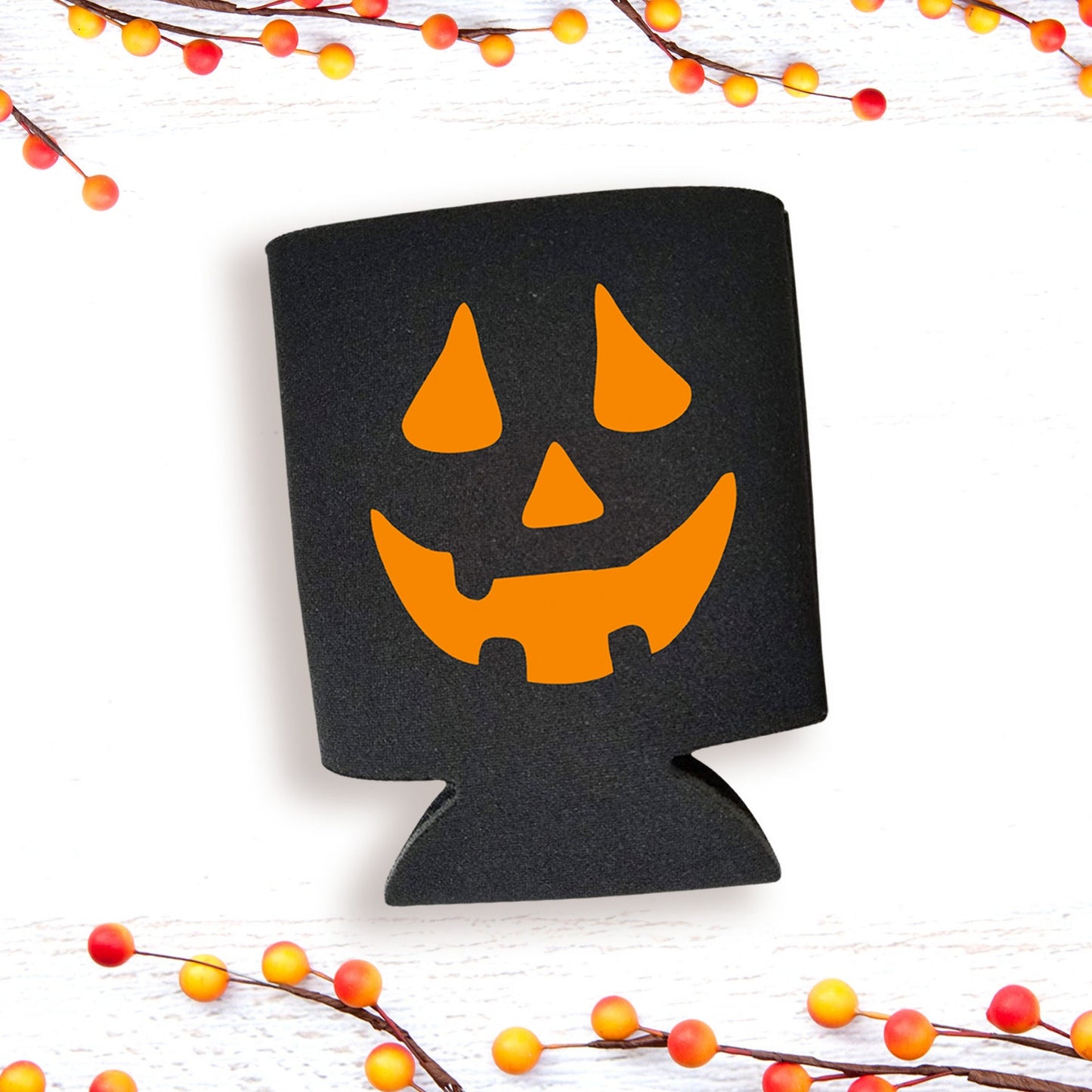 Halloween Can Coolers, Jack-O-Lantern Beer Coolies
