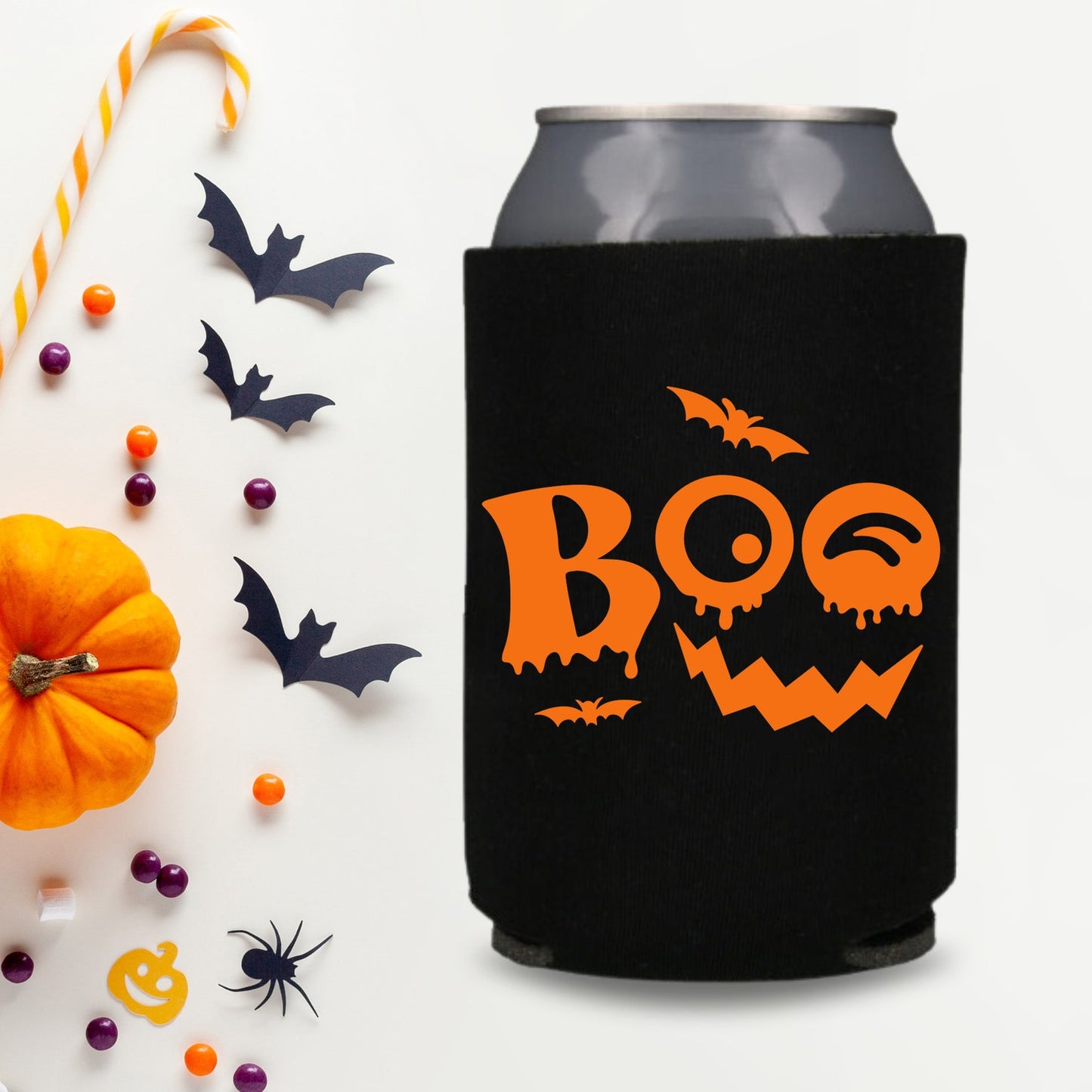 Halloween Can Coolers, Boo Beer Coolies