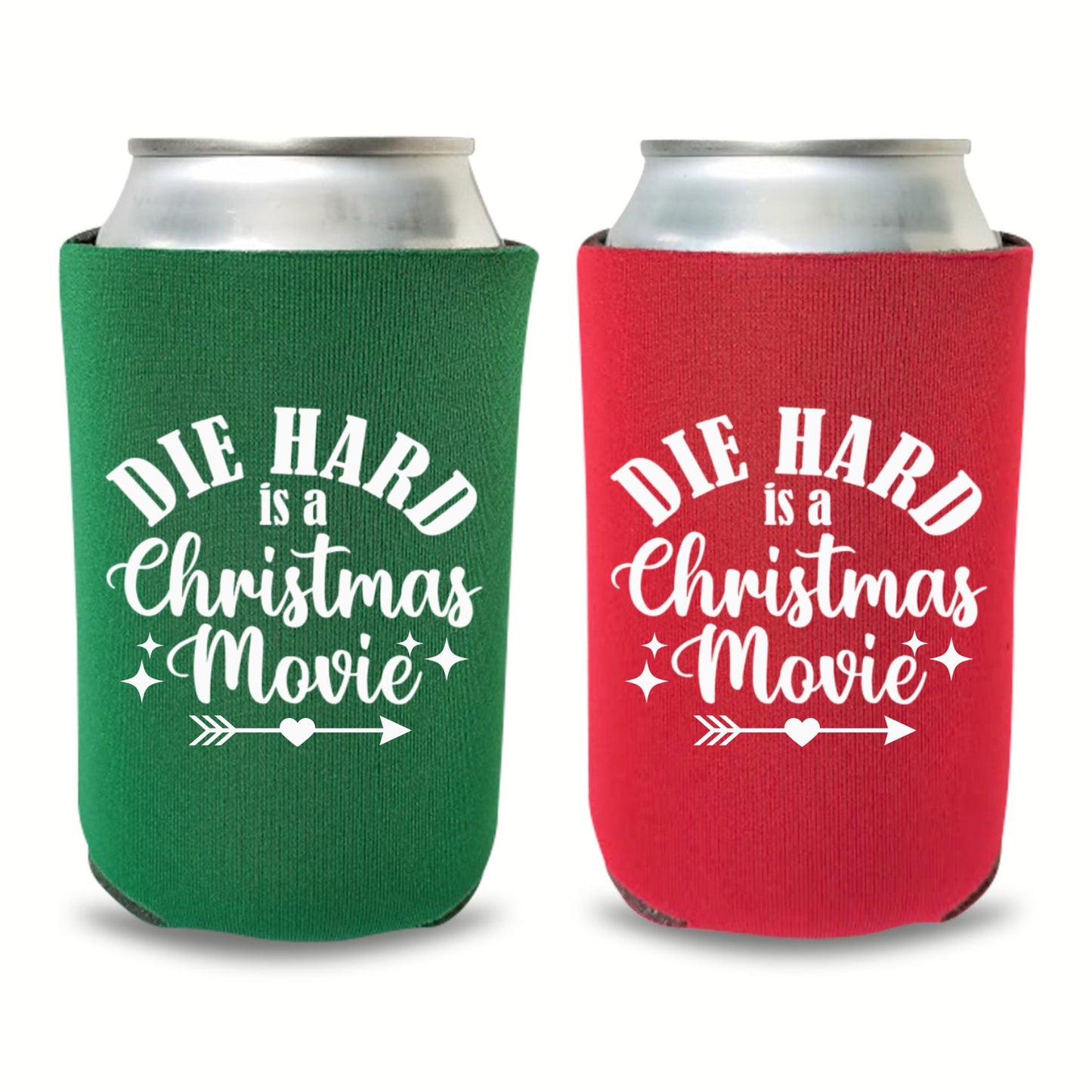 Christmas Can Coolers, Die Hard Is A Christmas Movie Beer Coolies