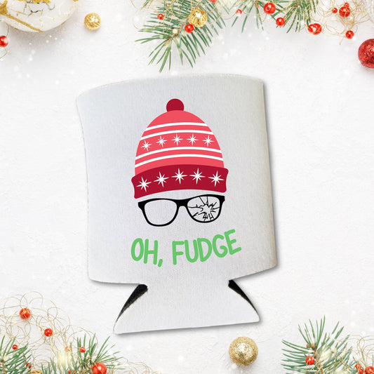 Christmas Can Coolers, Oh Fudge Beer Coolies